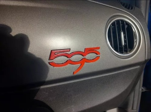 Scritta badge cruscotto fiat - scritta,
