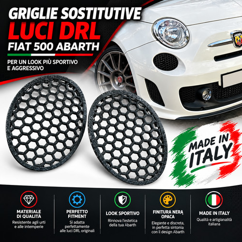 Griglie drl fiat - fiat, abarth