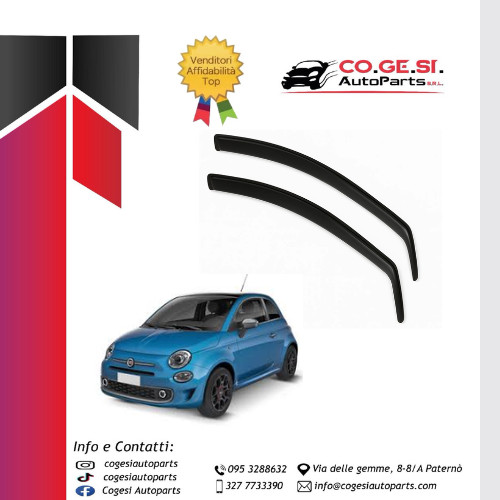 Farad deflettori aria fiat 500 - fiat,