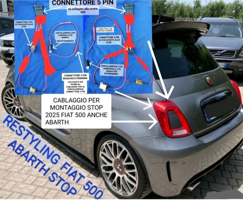 Cablaggio fiat 500 stop - stop, /