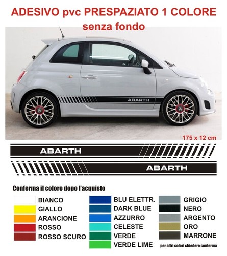 Strisce adesive fiat 500 - adesive,