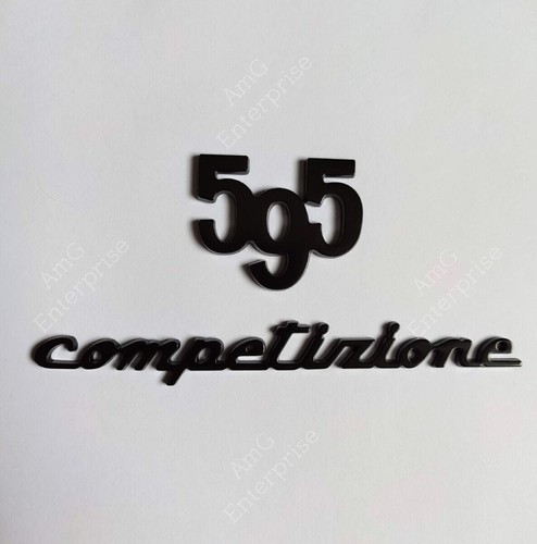 Badge logo adesivo abarth 595 - badge,